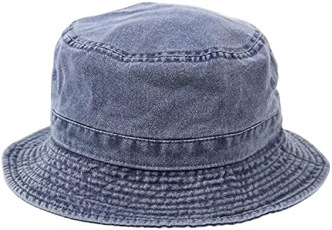 [ニューハッタン] バケットハット メンズ レディース 帽子 100% cotton pigment dyed bucket hat ブランド 後染め 無地 ユニセックス [並行輸入品]