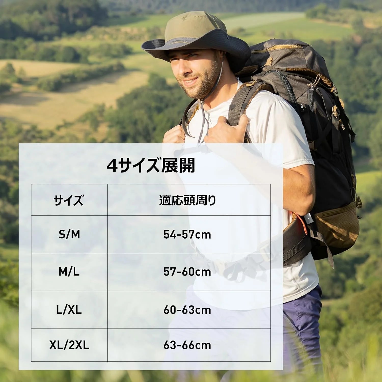 [TOP-EX] サファリハット アドベンチャーハット 折りたたみ ブーニーハット おしゃれ フィッシングハット ミリタリーハット 日よけ帽子 ハット 帽子 メンズ 取り外す あご紐 春夏秋 つば広 uv アウトドア 自転車 登山 釣り ハイキング 紫外線対策